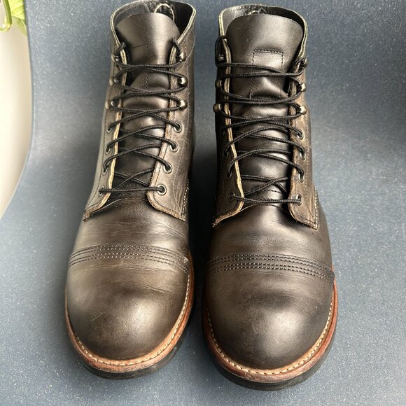 Red Wing Heritage Iron Ranger 8086 - Charcoal Rough & Tough - Men's 11.5 D - Picture 3 of 11
